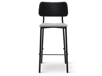 ULI METAL 334-M - High steel stool with footrest by Origins 1971 - view 3